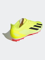 adidas Yellow Football X Crazyfast Club Flexible Ground Adult Boots - Image 4 of 10