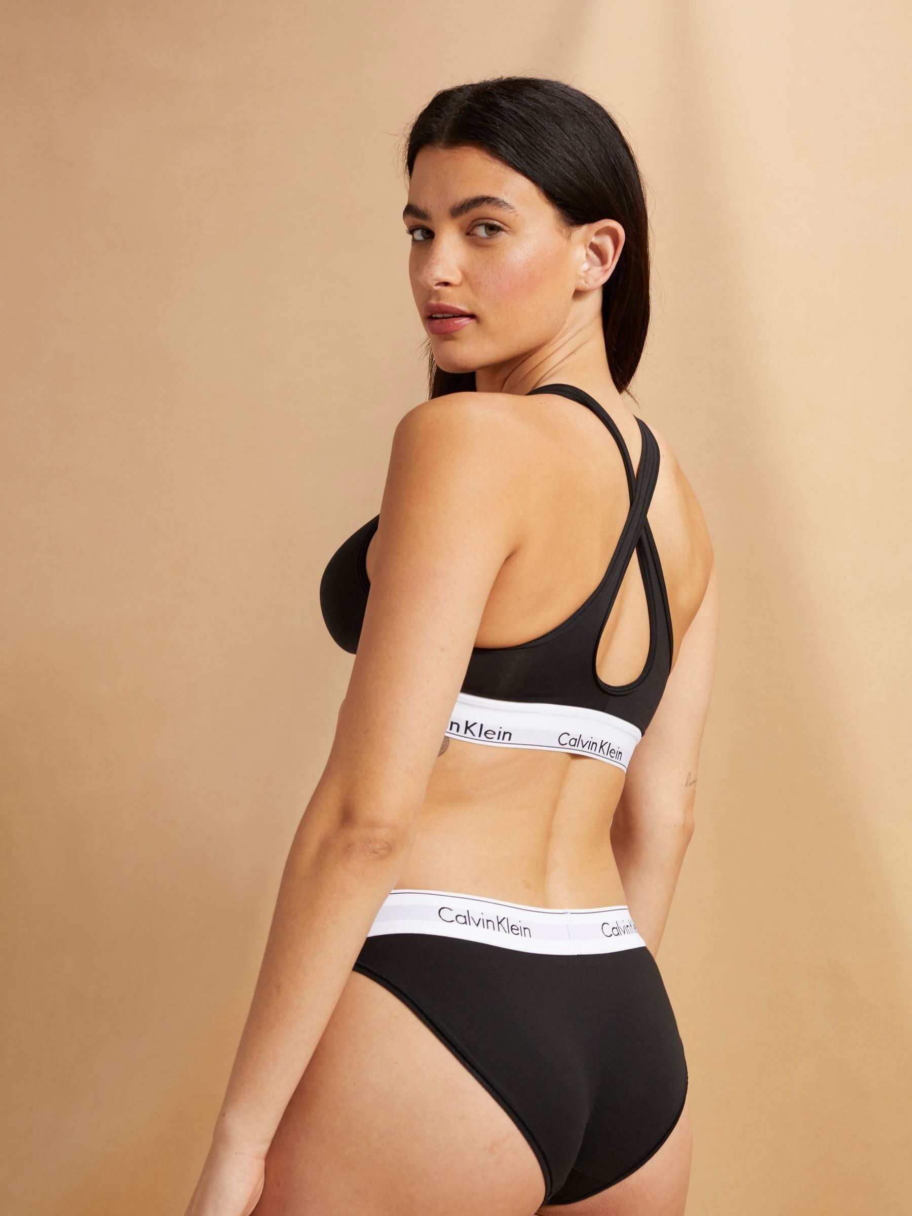 Calvin Klein Black Modern Cotton Lift Bralette