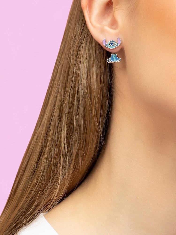 Peers Hardy Blue Disney Lilo And Stitch Costume Enamel Earrings - Image 2 of 4