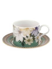 Portmeirion Green Atrium Tea Cup And Saucer - Image 3 of 4