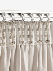 Brushed Silver 20 Pack of Pencil Pleat Curtain Hooks - Image 3 of 4