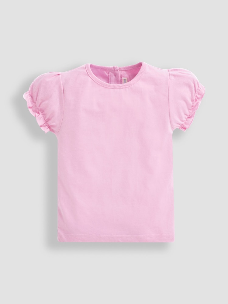 rožnata - Kratka majica JoJo Maman Bébé Pretty - Slika 1 iz 5