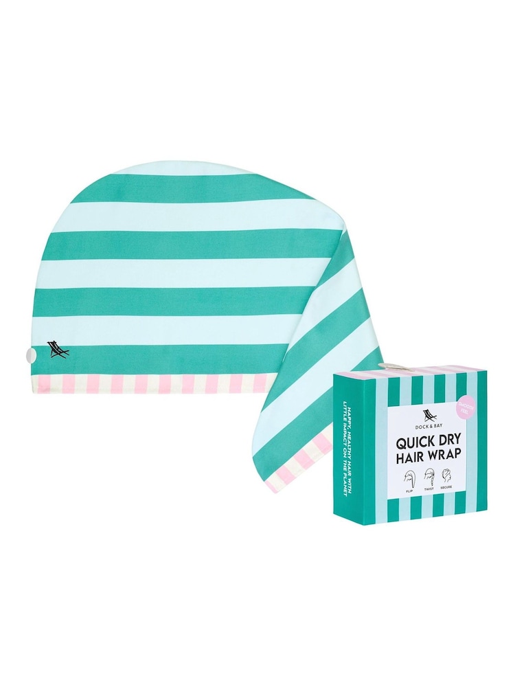 Dock & Bay Pastel Pier Quick Dry Hair Wrap Suede - Image 1 of 6 Dock & Bay Pastel Pier Quick Dry Hair Wrap Suede - Image 1 of 6