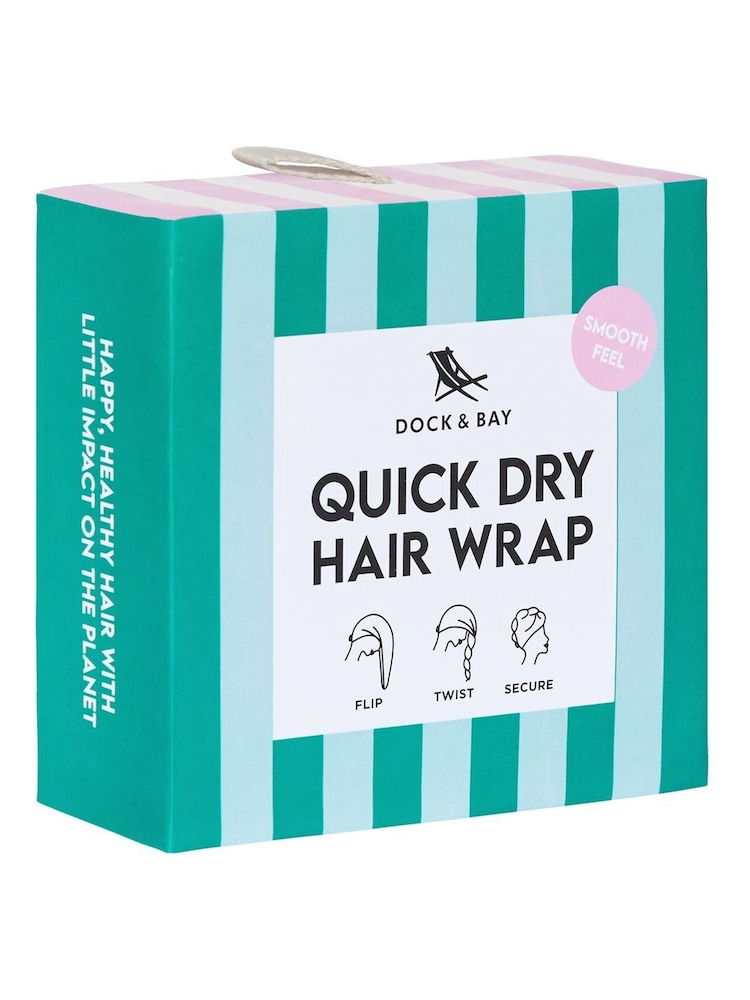 Dock & Bay Pastel Pier Quick Dry Hair Wrap Suede - Image 6 of 6 Dock & Bay Pastel Pier Quick Dry Hair Wrap Suede - Image 6 of 6