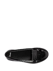 Clarks Black Patent Scala Bright Kids Shoes - Image 7 of 8