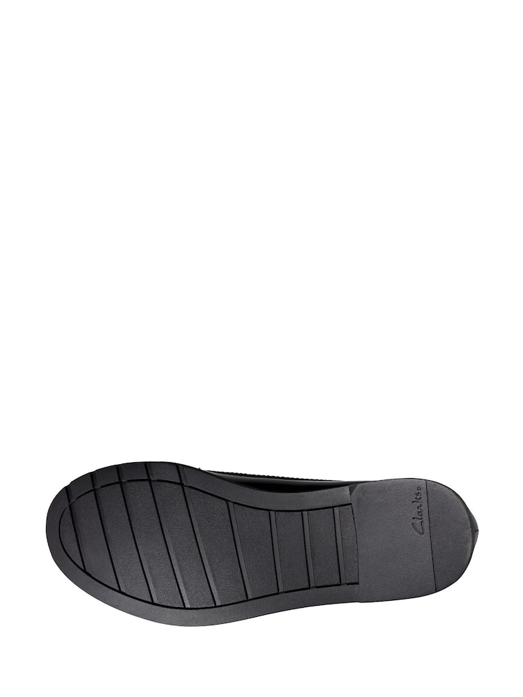 Clarks Black Patent Scala Bright Kids Shoes - Image 8 of 8