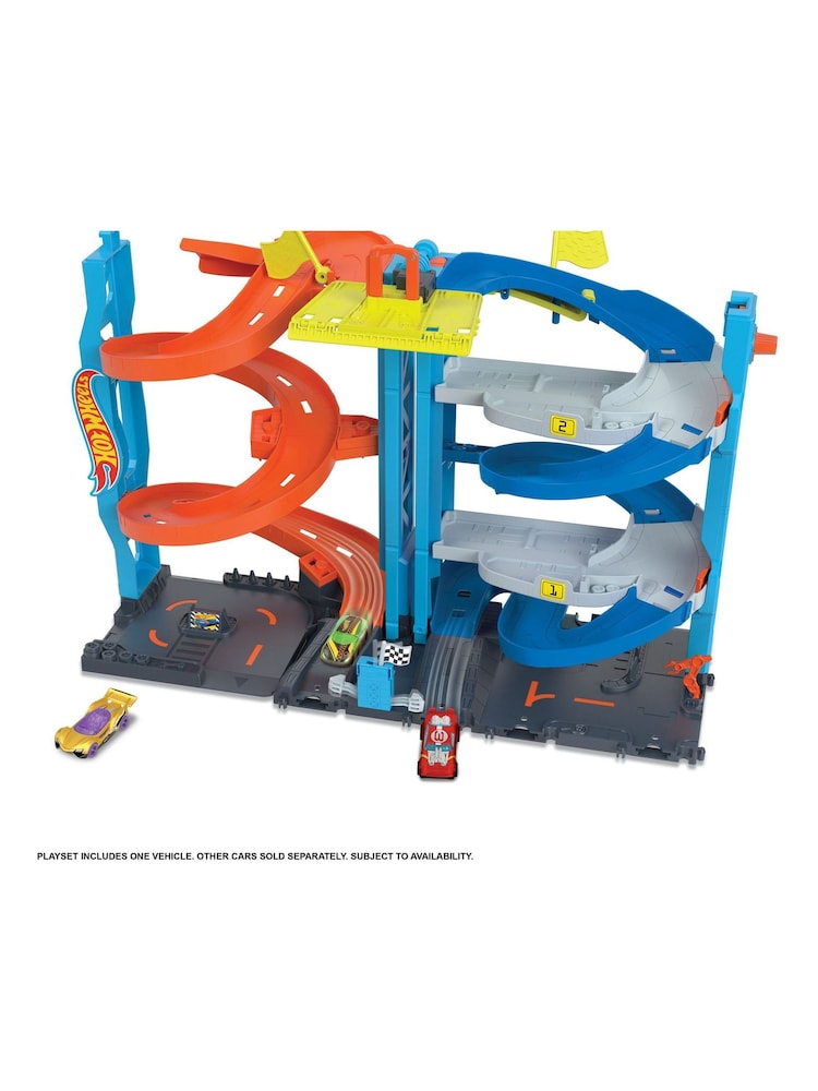 Hot Wheels City Transforming Race Tower Play Set - Image 1 of 4