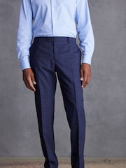 Blue Slim Fit Signature TG Di Fabio Wool Suit Trousers - Image 1 of 8