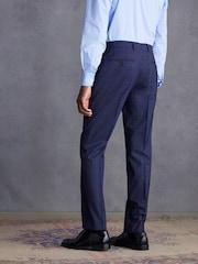 Blue Slim Fit Signature TG Di Fabio Wool Suit Trousers - Image 3 of 8
