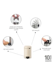 Brabantia Cream NewIcon 3L Pedal Bin - Image 6 of 6