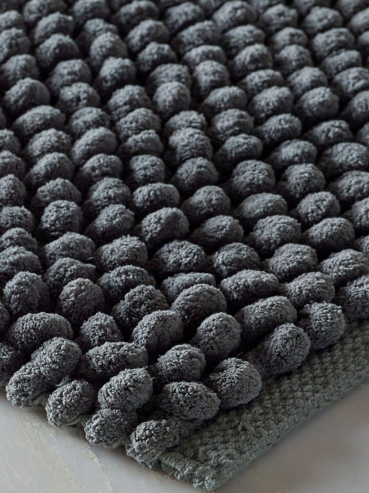 Charcoal Grey Giant Bath Bobble Mat - Image 2 of 5