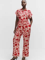 Mango Long Printed Jumpsuit - Image 1 of 1