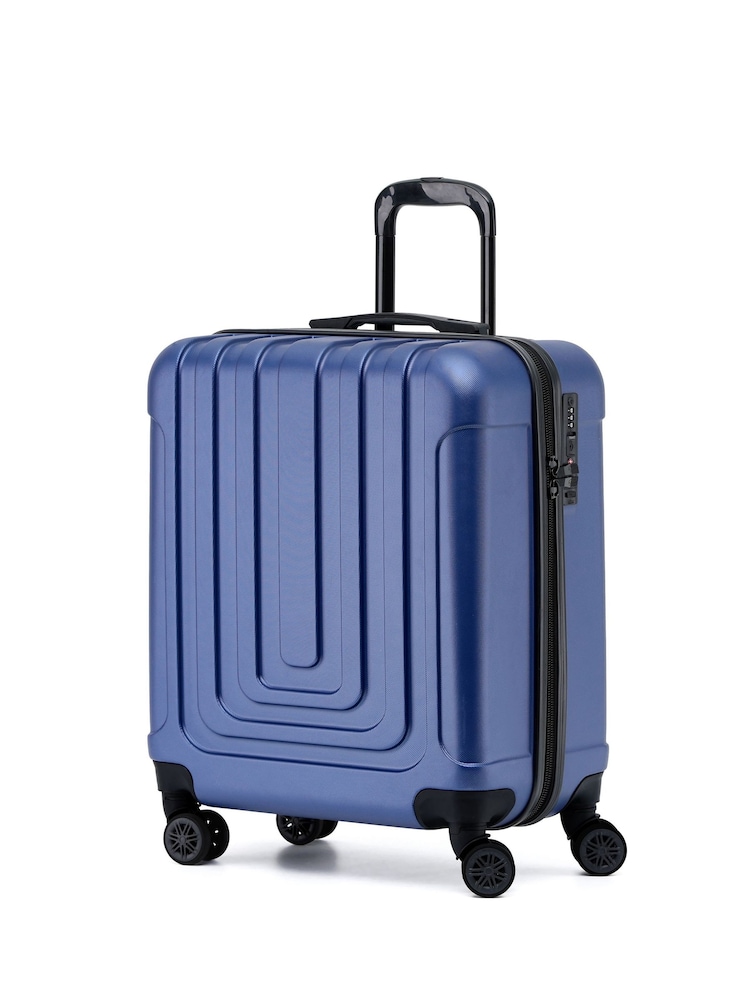 Flight Knight 56x45x25cm EasyJet Overhead 8 Wheel ABS Hard Case Cabin Carry On Hand Luggage - Image 1 of 7