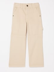 FatFace Natural Wide Leg Trousers - Image 4 of 4