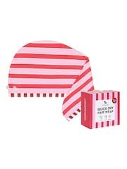 Dock & Bay Cherry Bomb Quick Dry Waffle Hair Wrap - Image 4 of 5