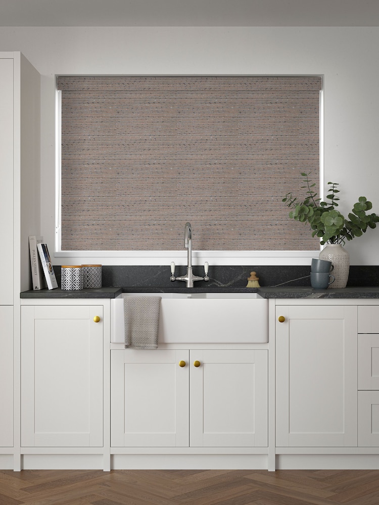 Natural Sand Raven Made to Measure Roller Blind - Image 2 of 6