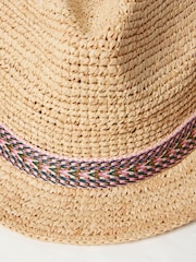 FatFace Natural Trilby Hat - Image 2 of 2