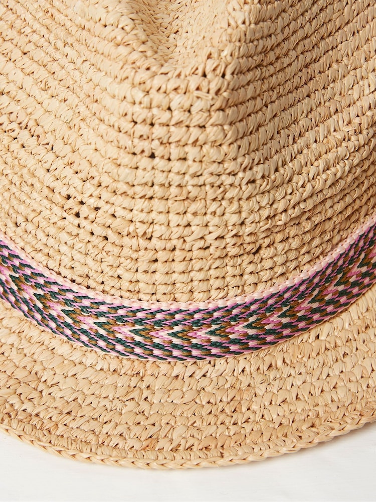 FatFace Natural Trilby Hat - Image 2 of 2