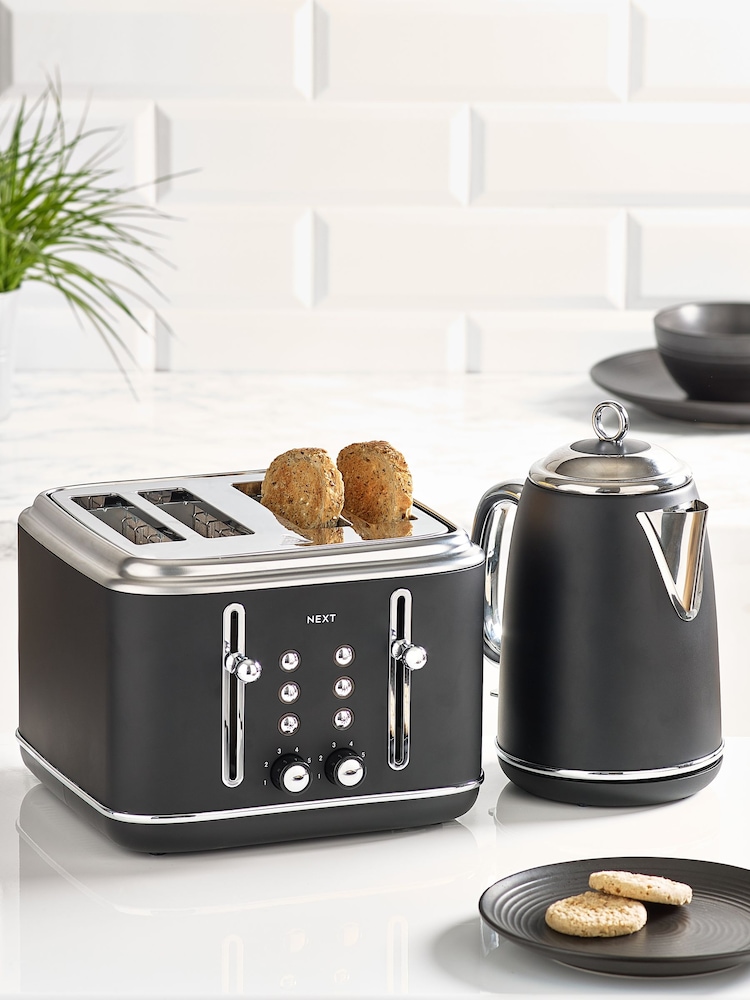 Black Erin 4 Slice Toaster - Image 2 of 6