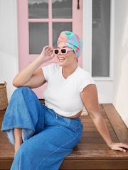 Dock & Bay Hot Tropics Quick Dry Hair Wrap Suede - Image 1 of 5