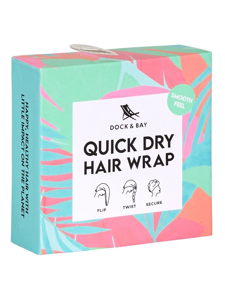 Dock & Bay Hot Tropics Quick Dry Hair Wrap Suede - Image 5 of 5 Dock & Bay Hot Tropics Quick Dry Hair Wrap Suede - Image 5 of 5