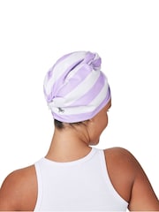 Dock & Bay Lombok Lilac Quick Dry Hair Wrap Suede - Image 3 of 6