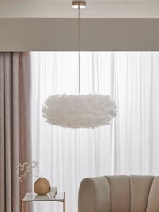 Lipsy White Feather Pendant Light - Image 2 of 5