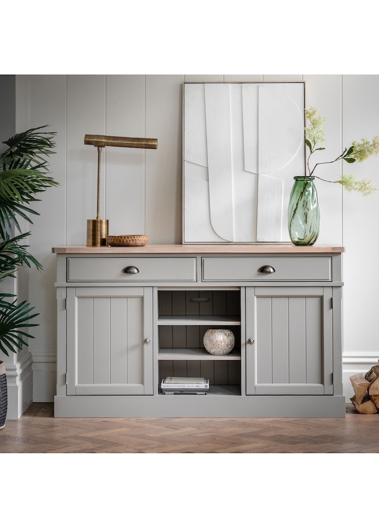 Gallery Home Prairie Cream Leroy 2 Door/2 Drawer Sideboard - Image 1 of 9