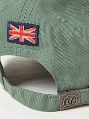 FatFace Green 100% Cotton Canvas Baseball Cap - Image 2 of 3