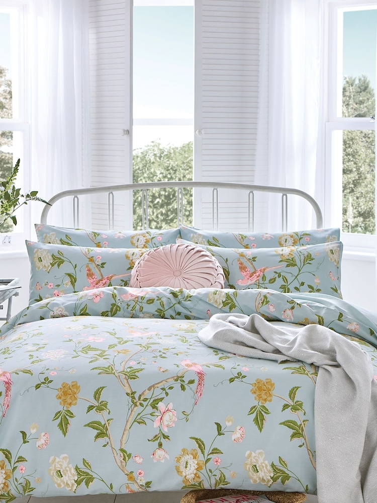 Laura Ashley Summer Palace 100% Cotton Duvet Cover and Pillowcase Set - Изображение 1 из 4 Laura Ashley Summer Palace 100% Cotton Duvet Cover and Pillowcase Set - Изображение 1 из 4