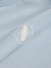 Vijolična/zelena/modra - 100% Bombaž Surf Slogan majica 4 komplet (3-16let) - Slika 11 iz 11