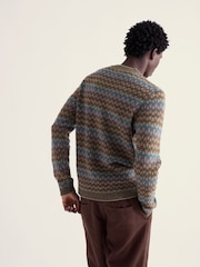 Seasalt Cornwall Brown Hevva Jumper - Image 3 of 5