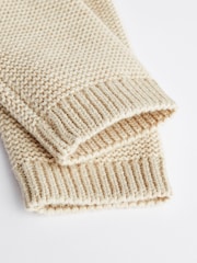 Cream Dinosaur Baby Knitted 100% Cotton Hooded Cardigan (0mths-2yrs) - Image 5 of 15