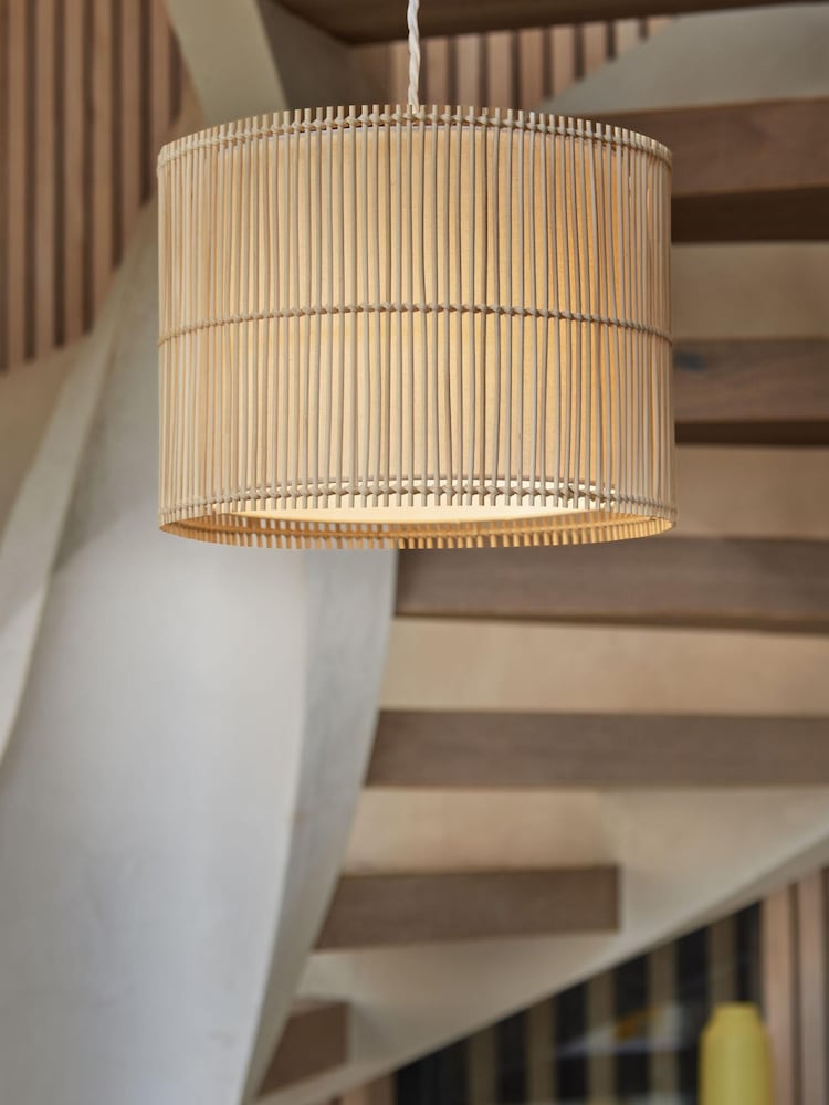 Natural Nara Rattan Easy Fit Shade - Image 1 of 4