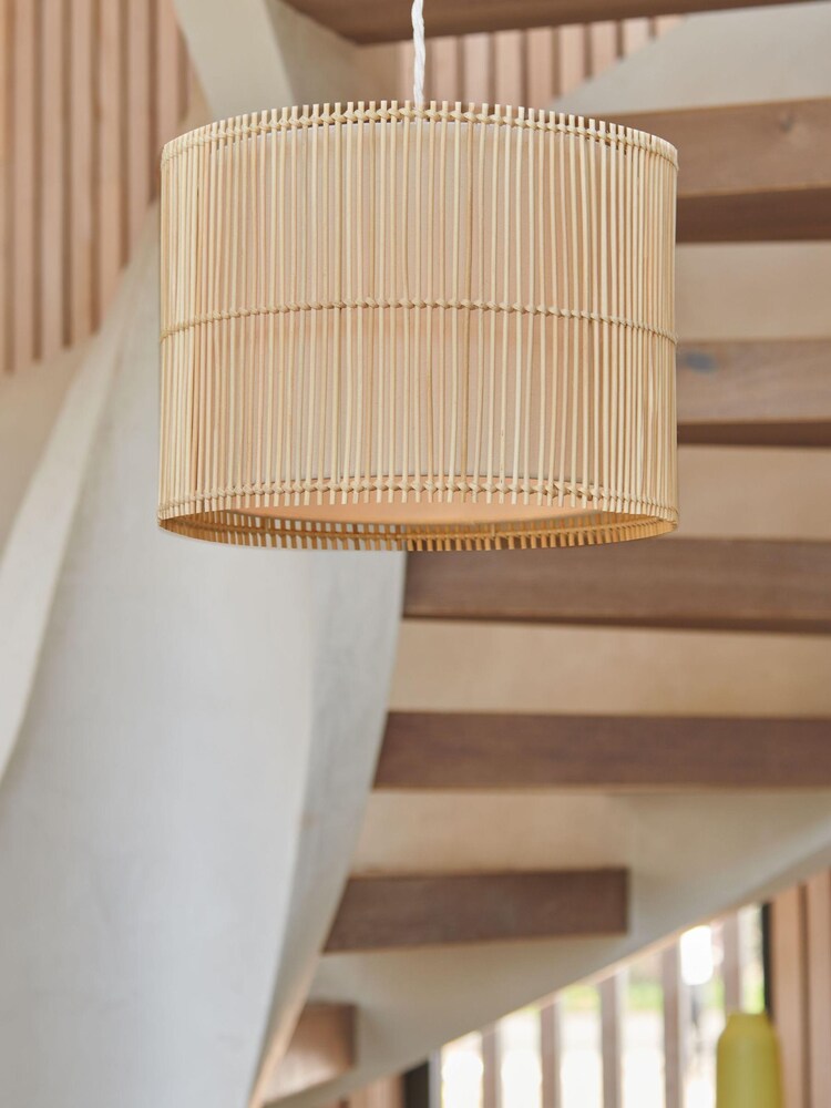 Natural Nara Rattan Easy Fit Shade - Image 2 of 4