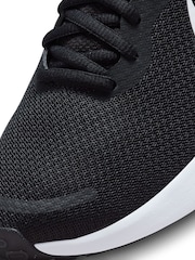 Nike Black/White Revolution 7 Road Running Trainers - Image 11 of 11