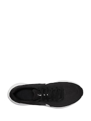 Nike Black/White Revolution 7 Road Running Trainers - Image 9 of 11