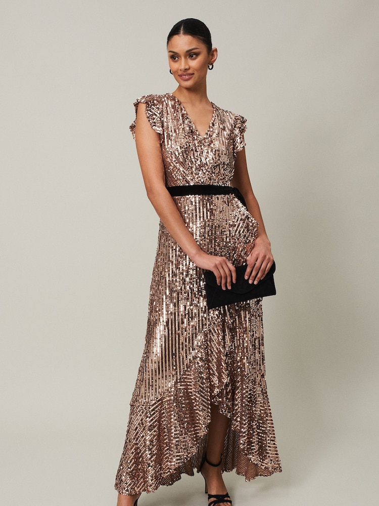 Phase Eight – Pailletten-Maxikleid „Enja“ - Bild 1 von 7