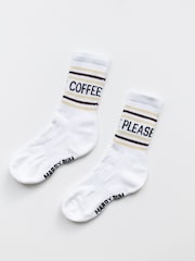 Ақ - Mardy Bum Active Club Coffee Please спорттық шұлықтары - 7суретінің 2 суреті