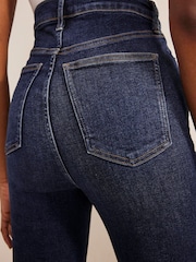 Boden Navy Blue High Rise True Straight Jeans - Image 6 of 8