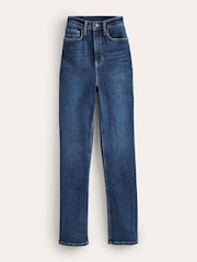 Boden Navy Blue High Rise True Straight Jeans - Image 7 of 8