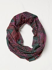 FatFace Black Large Waves Print Multi Snood - Image 1 of 2