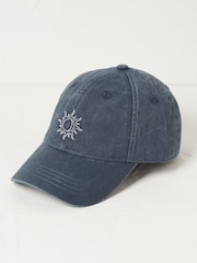 FatFace Blue Embroidered Sun Cap - Image 2 of 3