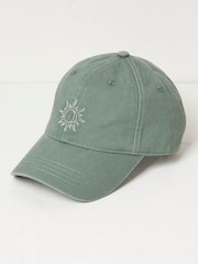 FatFace Green Embroidered Sun Cap - Image 1 of 2