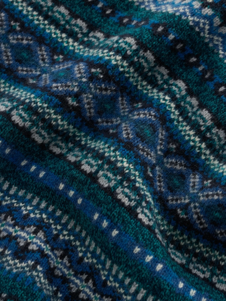 Seasalt Cornwall Green Falling Light Snood Scarf - Image 4 of 4