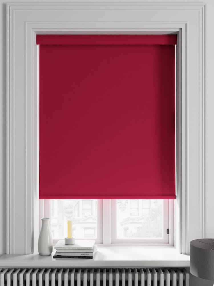 Ruby Red Haig Made To Measure Blackout Roller Blind - Image 1 of 5