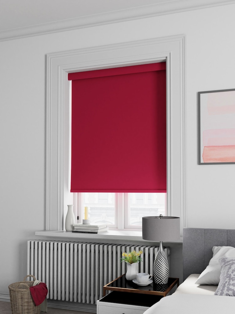 Ruby Red Haig Made To Measure Blackout Roller Blind - Image 2 of 5