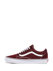 Красный - Женские кроссовки Vans Old Skool - Изображение 2 из 6