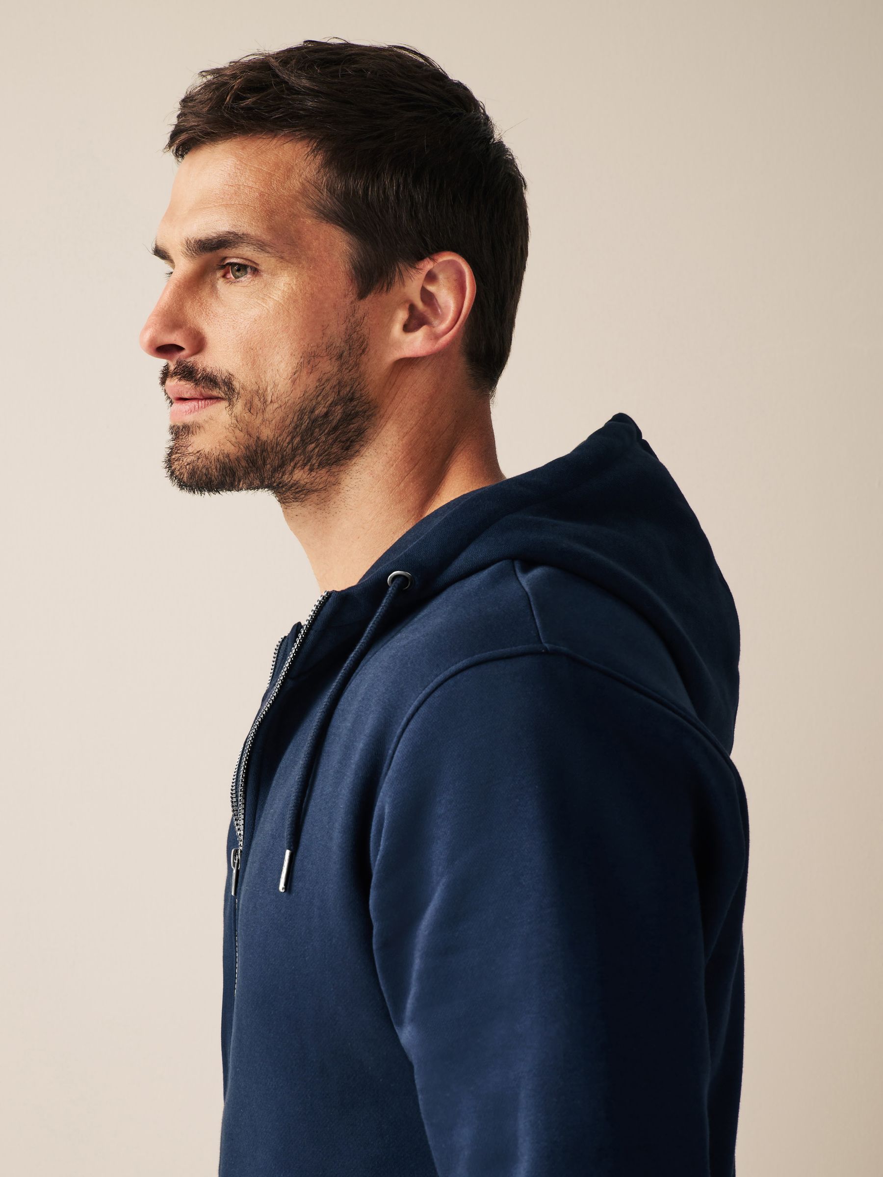 Buy Navy Blue Zip Up Hoodie from Next Luxembourg Buy Navy Blue Zip Up Hoodie from Next Luxembourg
