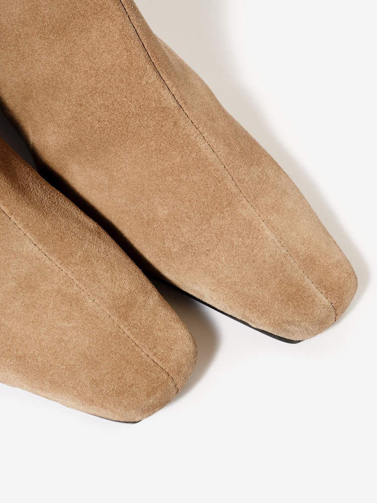Mint Velvet Natural Ellis Ankle Boots - Image 4 of 4 Mint Velvet Natural Ellis Ankle Boots - Image 4 of 4